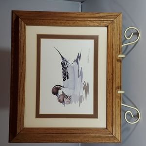 Vintage Richard Sloan Duck Print Framed
